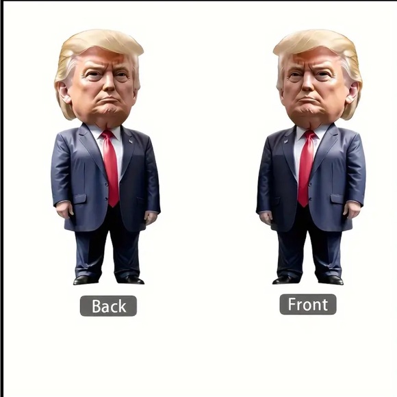 Trump-Inspired Acrylic Christmas ornaments & Halloween Decor - - Picture 9 of 9